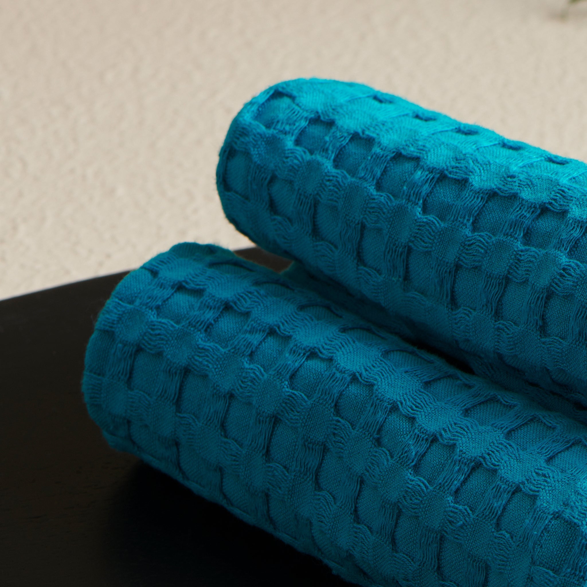 Petunia | Cotton | Waffle | Face Towels - Set of 2