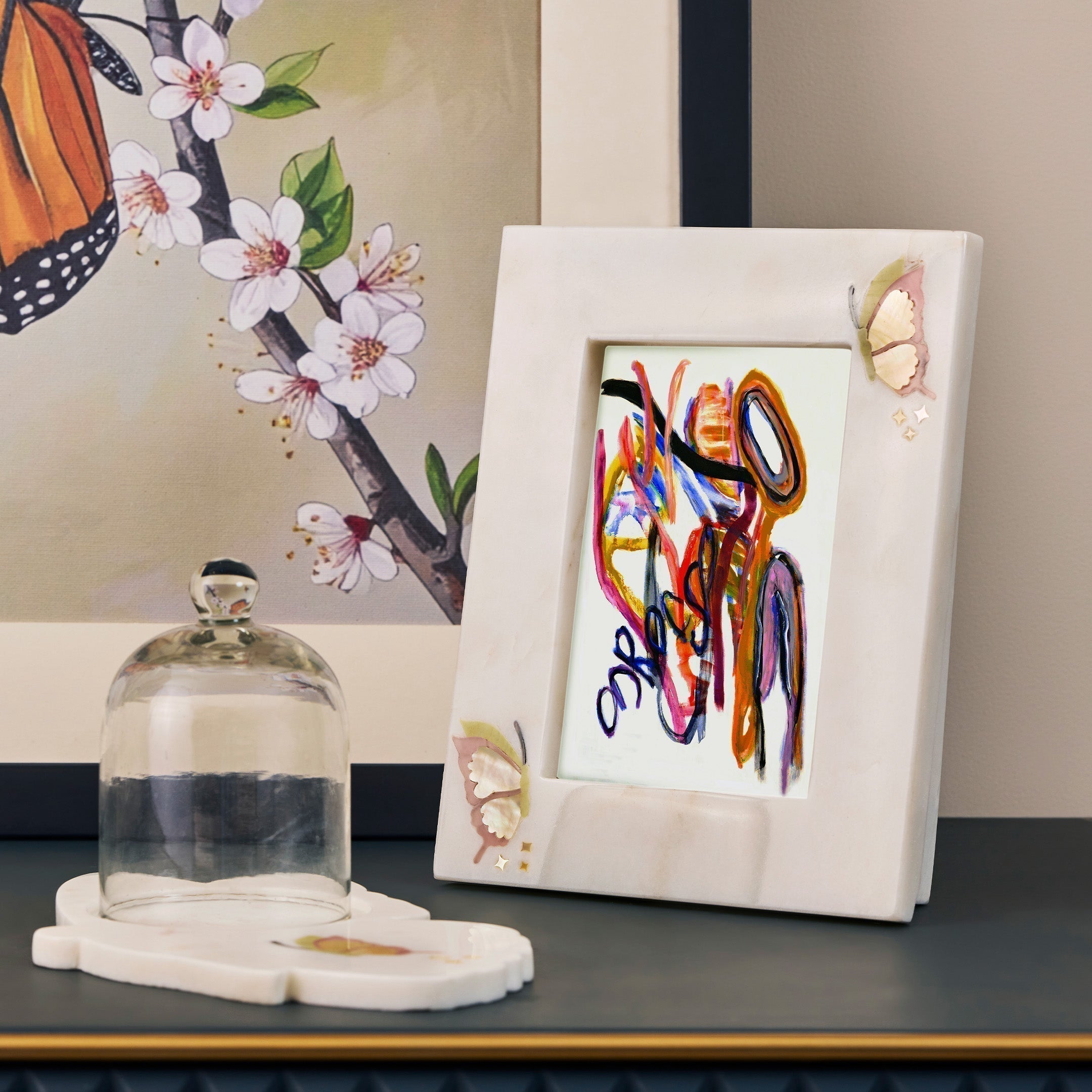 Limited edition - Velora - Marble Inlay Photoframe