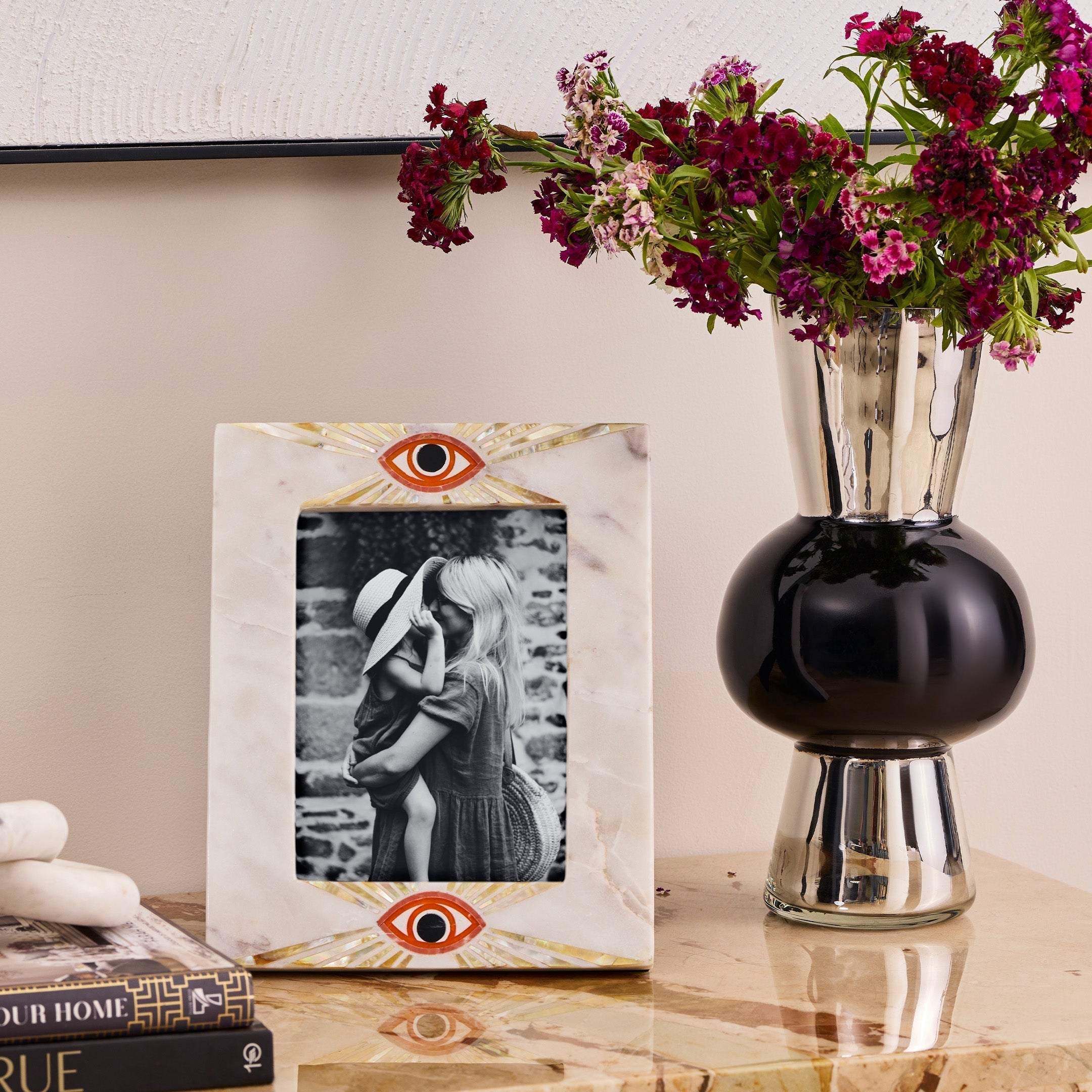 Limited edition - Luna - Marble Inlay Photoframe