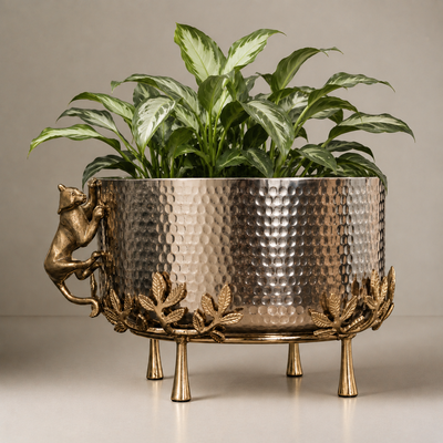 Handmade Luxe - Planter/Urli with Panther