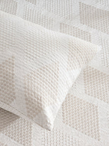 Platinum Pearl Cotton Linen Jacquard Bed Cover
