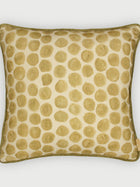 Polka Dot Olive Velvet Cushion Cover