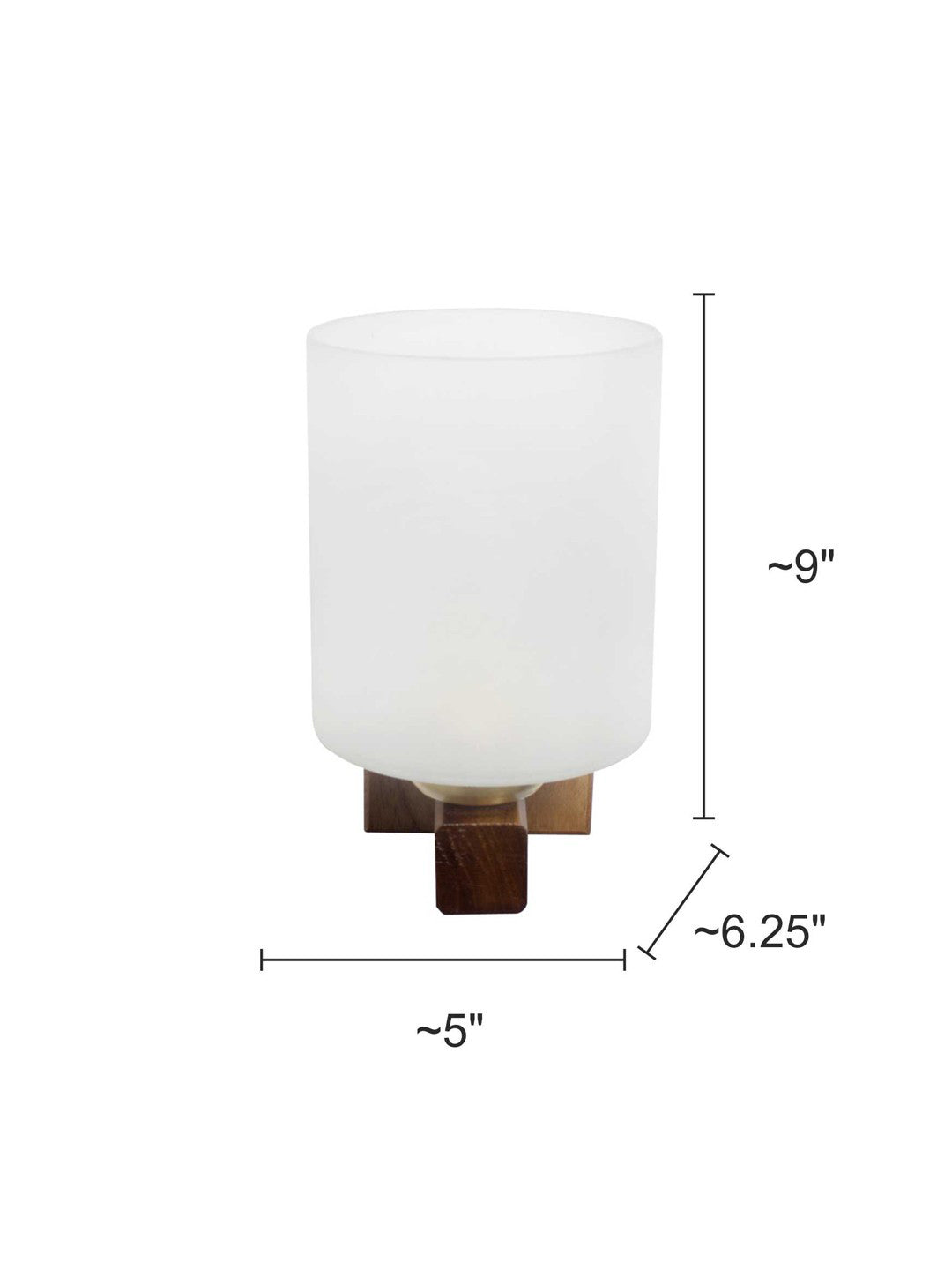 Polo Wooden Single Wall Lamp Sconce