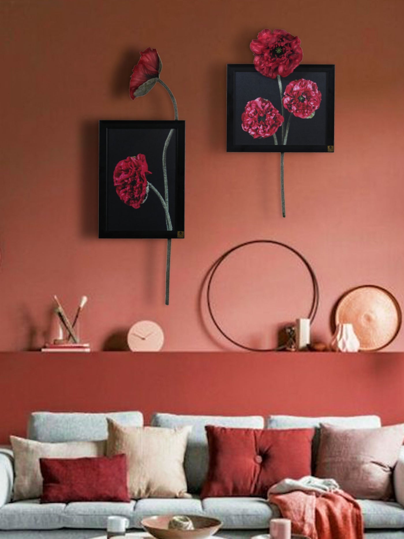 Poppy Vertical Wall Art