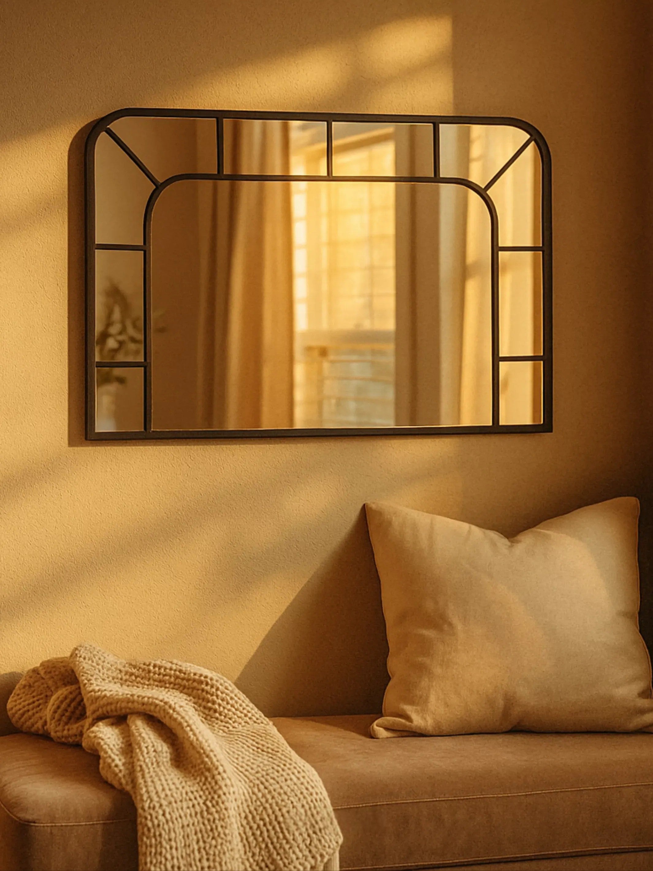 Portal Rectangular Arch Mirror - Product Image 