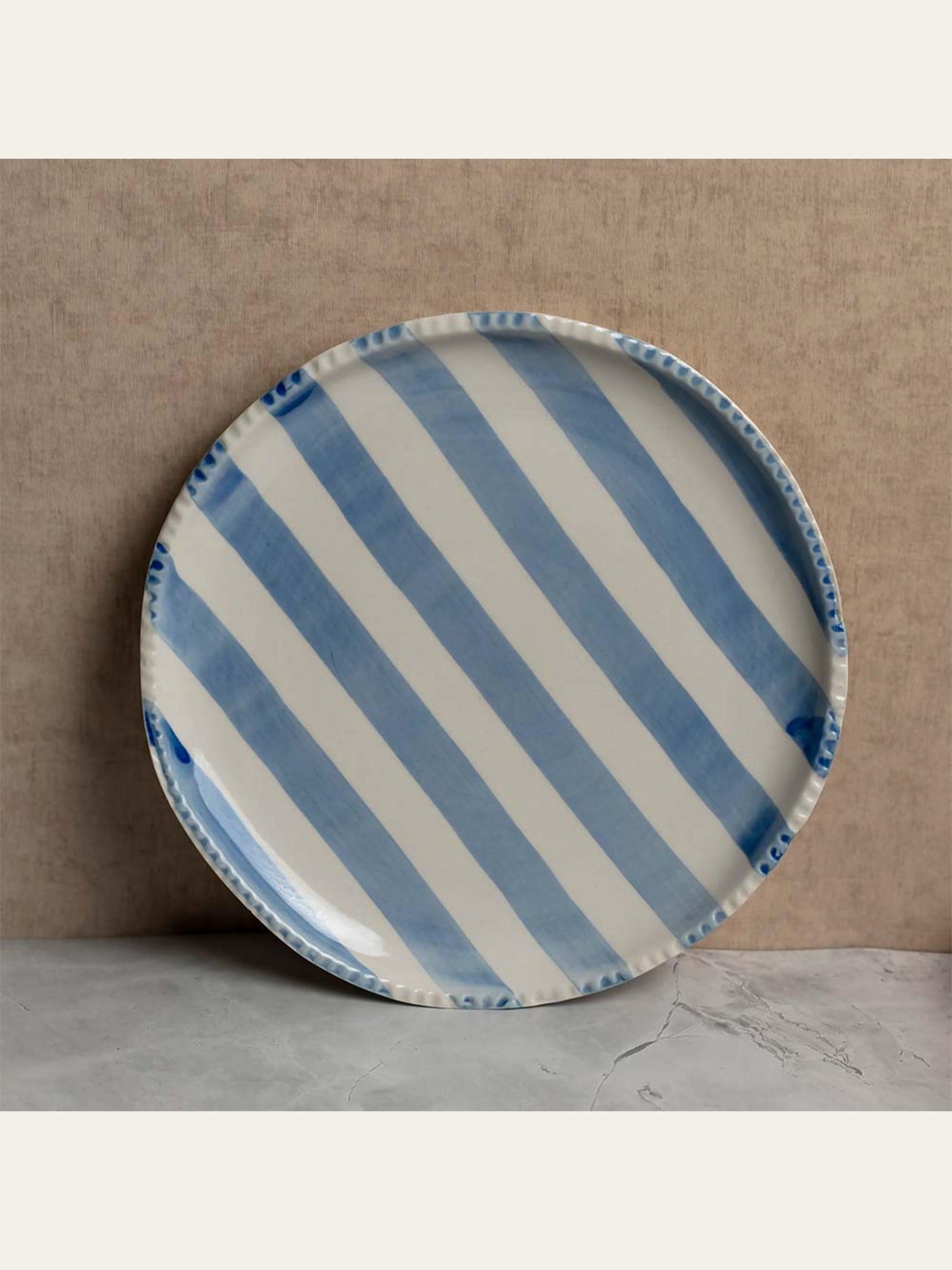 Positano Breakfast Plate Blue