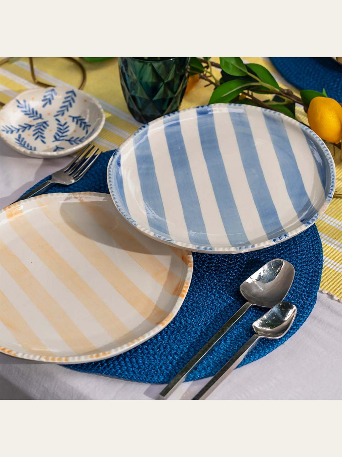 Positano Breakfast Plate Duo