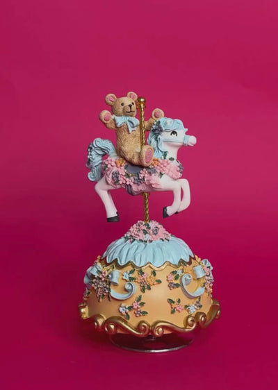 Teddy Bear Carousel music decor