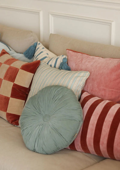 River Soft Blue Cushion Cover