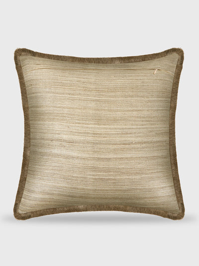 Pure Tussar Silk Resham Cushion