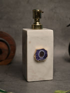 Marble Soap Dispenser with Agate