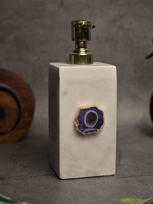 Marble Soap Dispenser with Agate