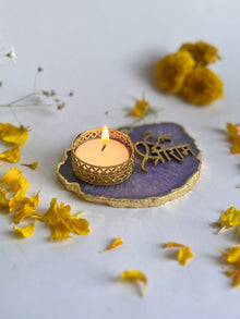 Jai Shree Ram Tea Light Candle Holder Set of 2