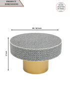 Inlay Round Coffee Table