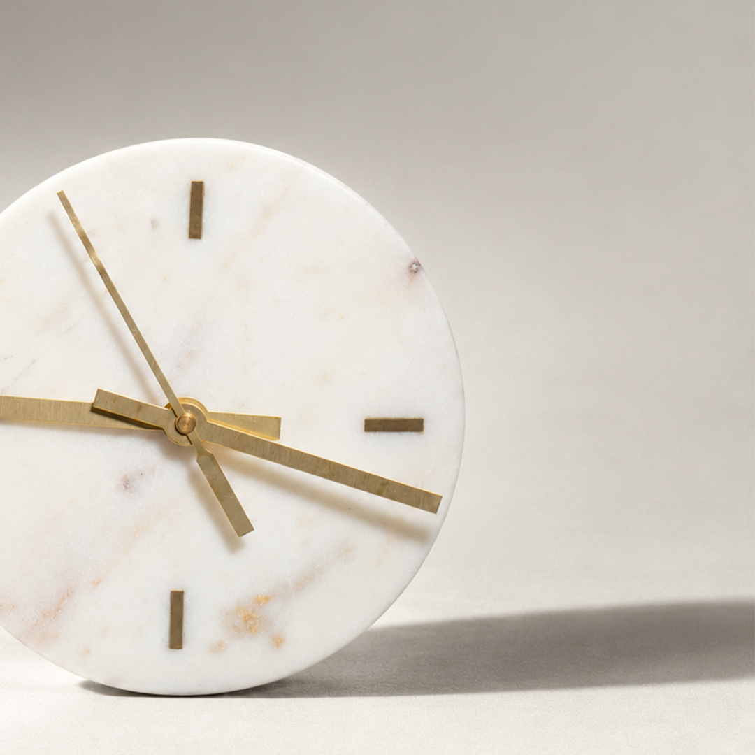 PENDULE - MARBLE TABLE CLOCK