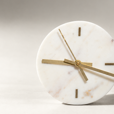PENDULE - MARBLE TABLE CLOCK