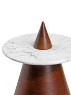 Pyramid table - Statuario