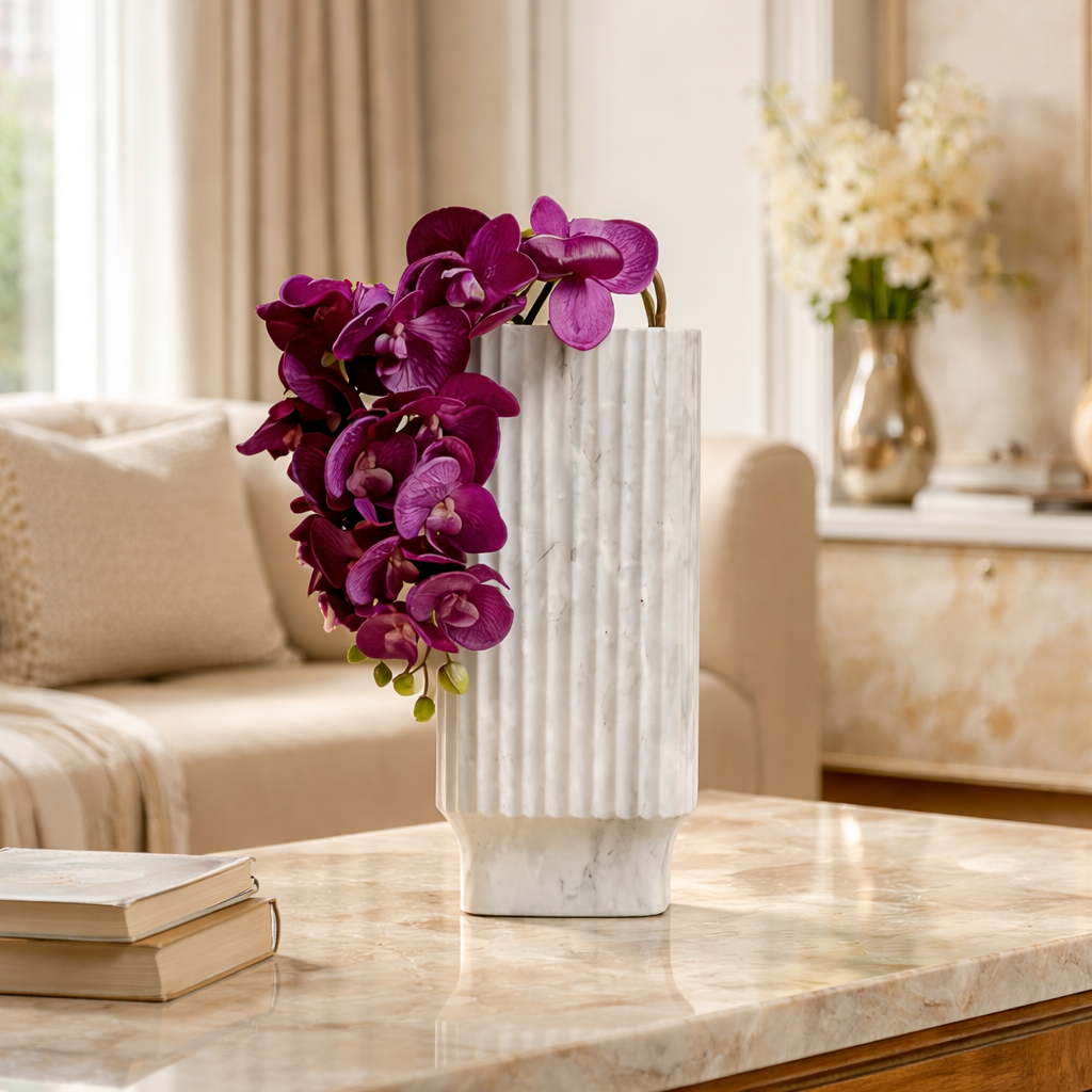Python Grey Luxury Flower Vase