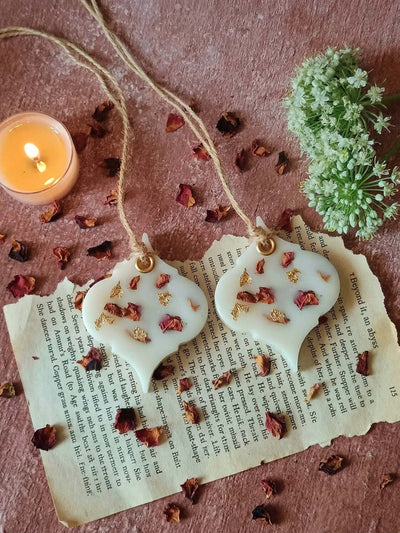 Scented Wax Sachet Rain Drop - Rose Petals