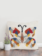 Cushion Cover - Rainbow Fly Embroidered