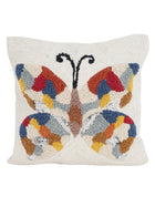 Cushion Cover - Rainbow Fly Embroidered