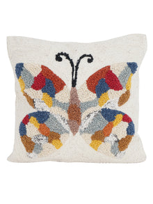 Cushion Cover - Rainbow Fly Embroidered
