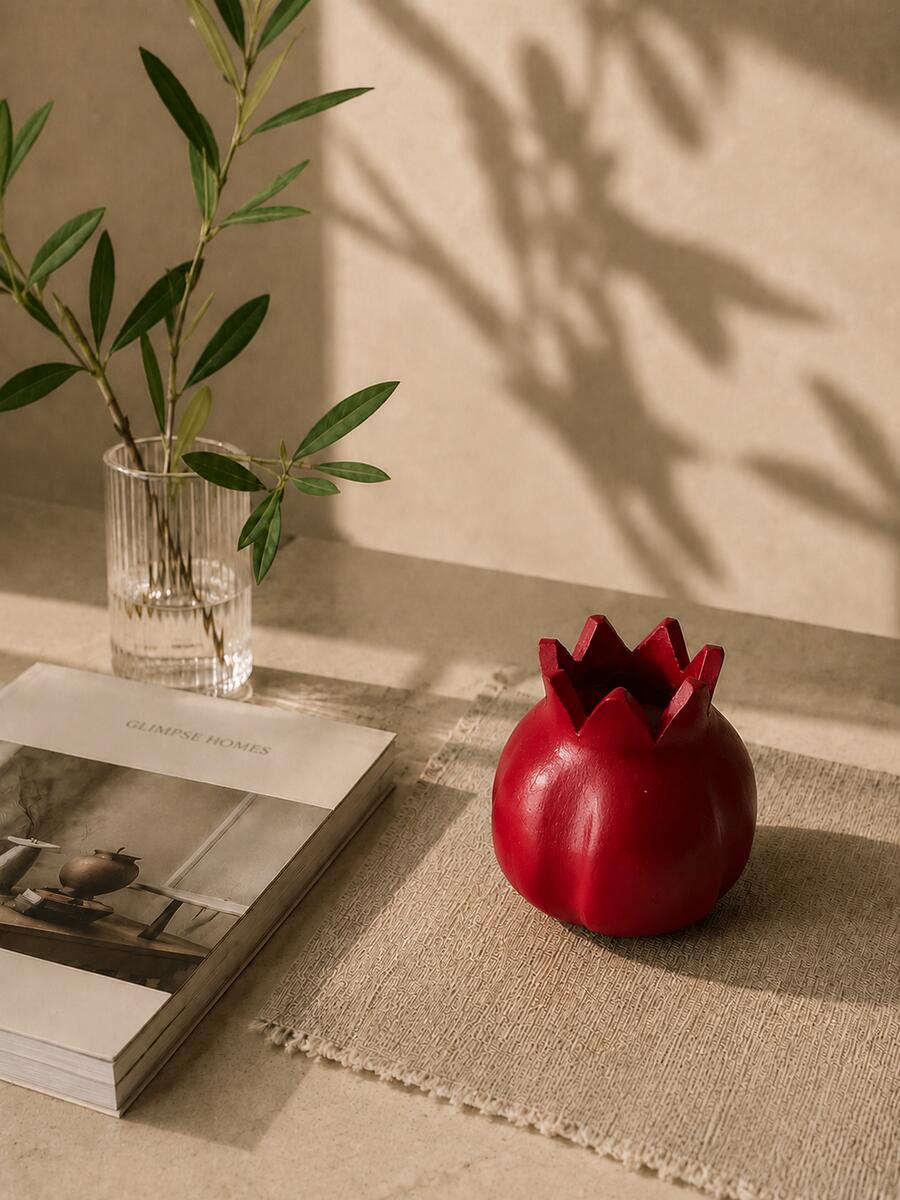Handmade Terracotta Pomegranate Showpiece