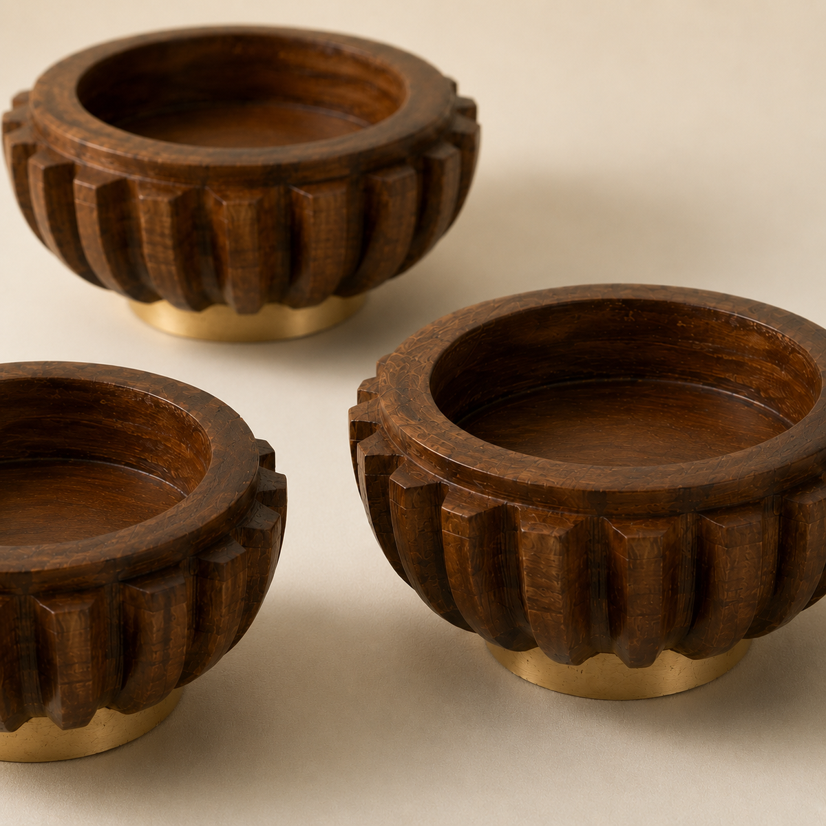 ROSTRI - WOODEN SERVING BOWL