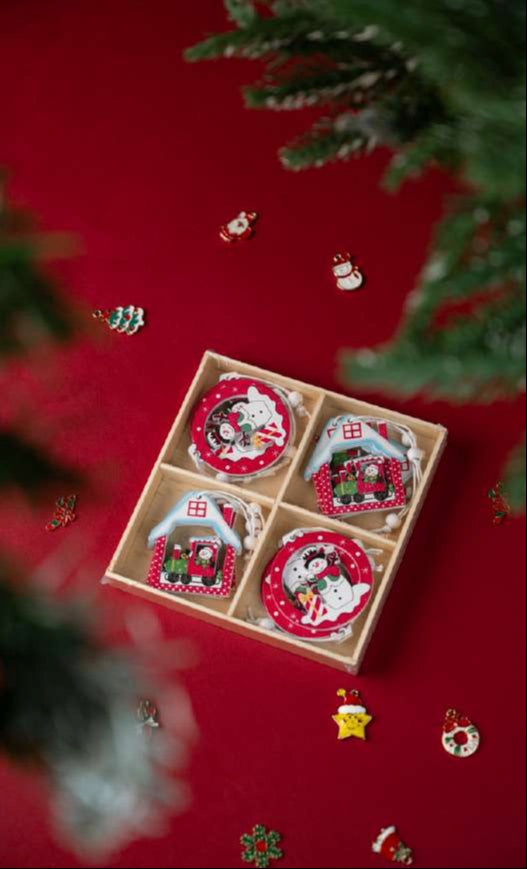 Christmas Hanging Ornaments Set (in gift box)_CC145