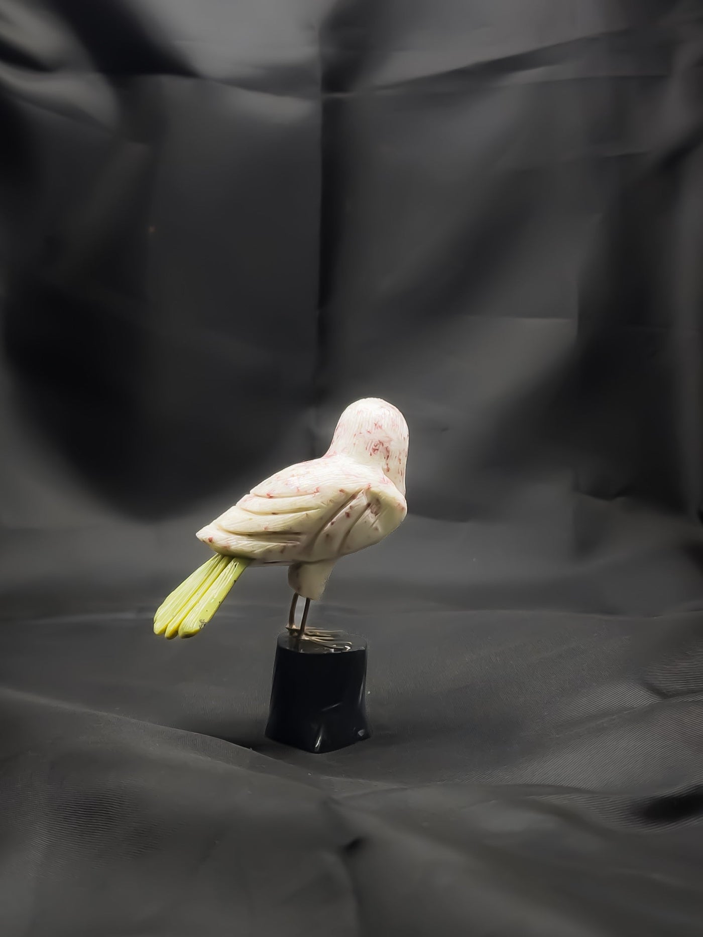 Real Gemstone Bird Décor