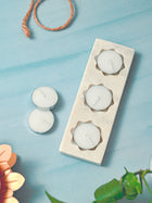 Tea Light Candle Holder - Rectangular Marble