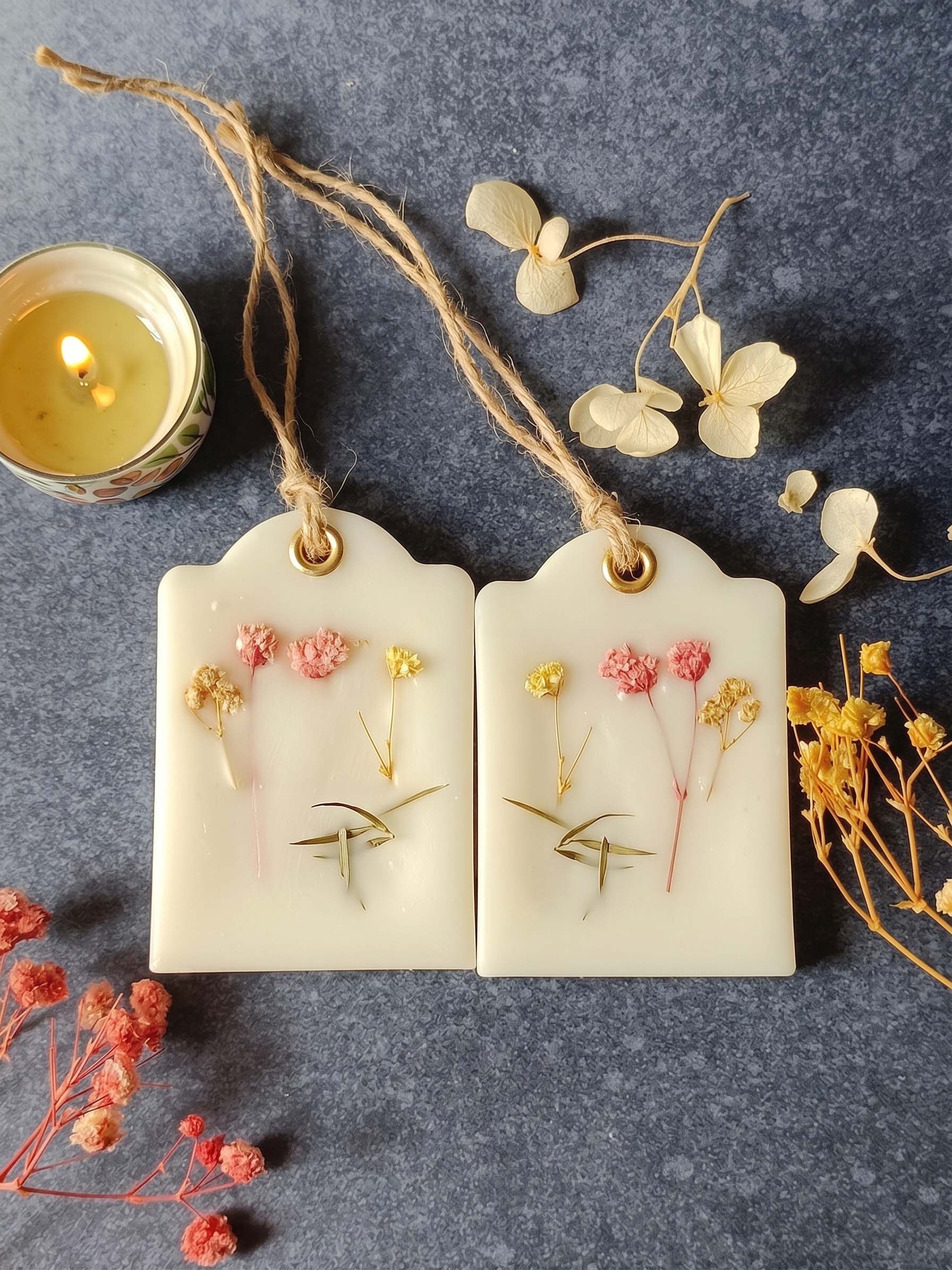 Scented Wax Sachet Rectangular Dome - Gypso