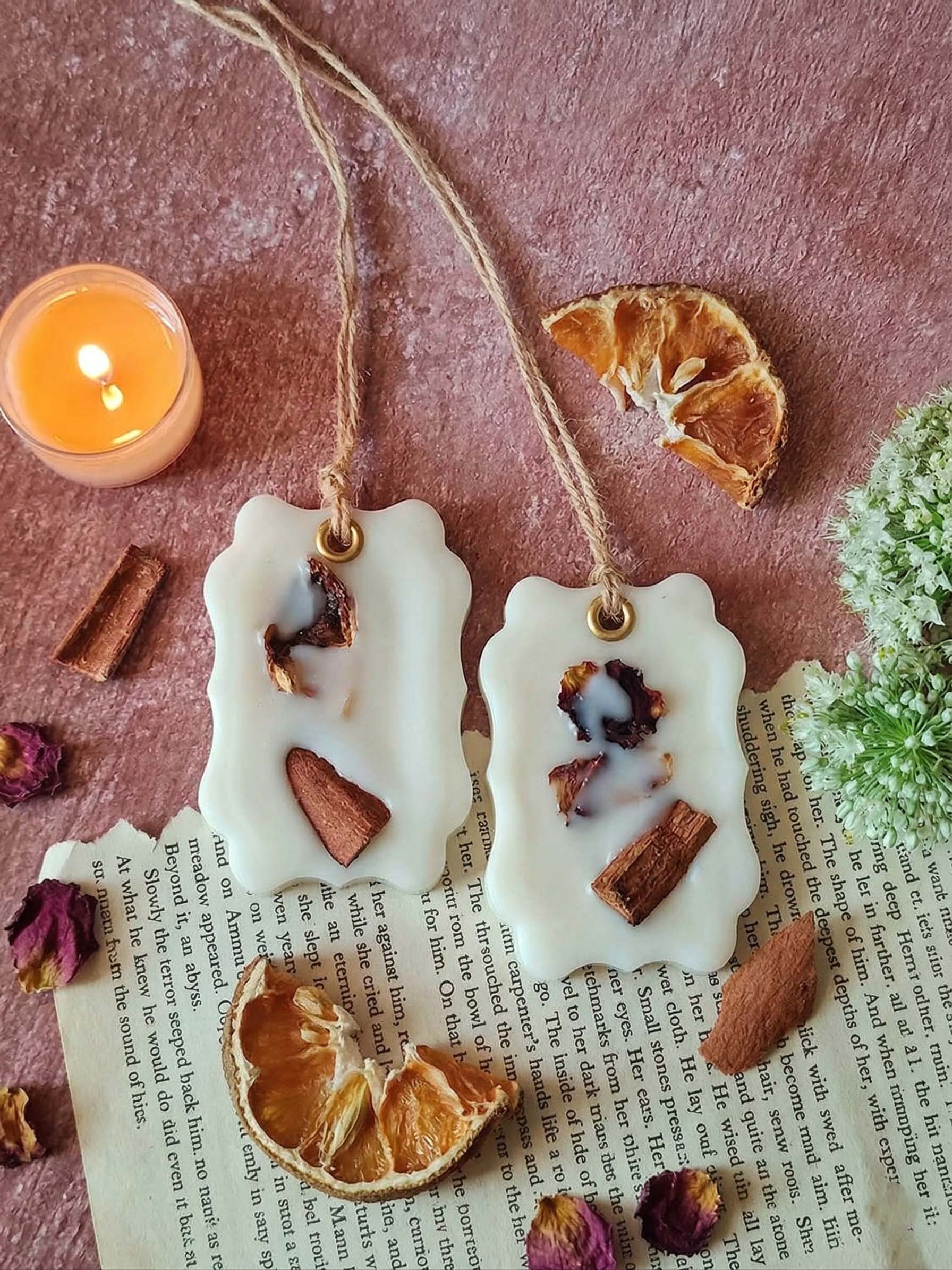 Scented Wax Sachet Rectangular Frame - Orange
