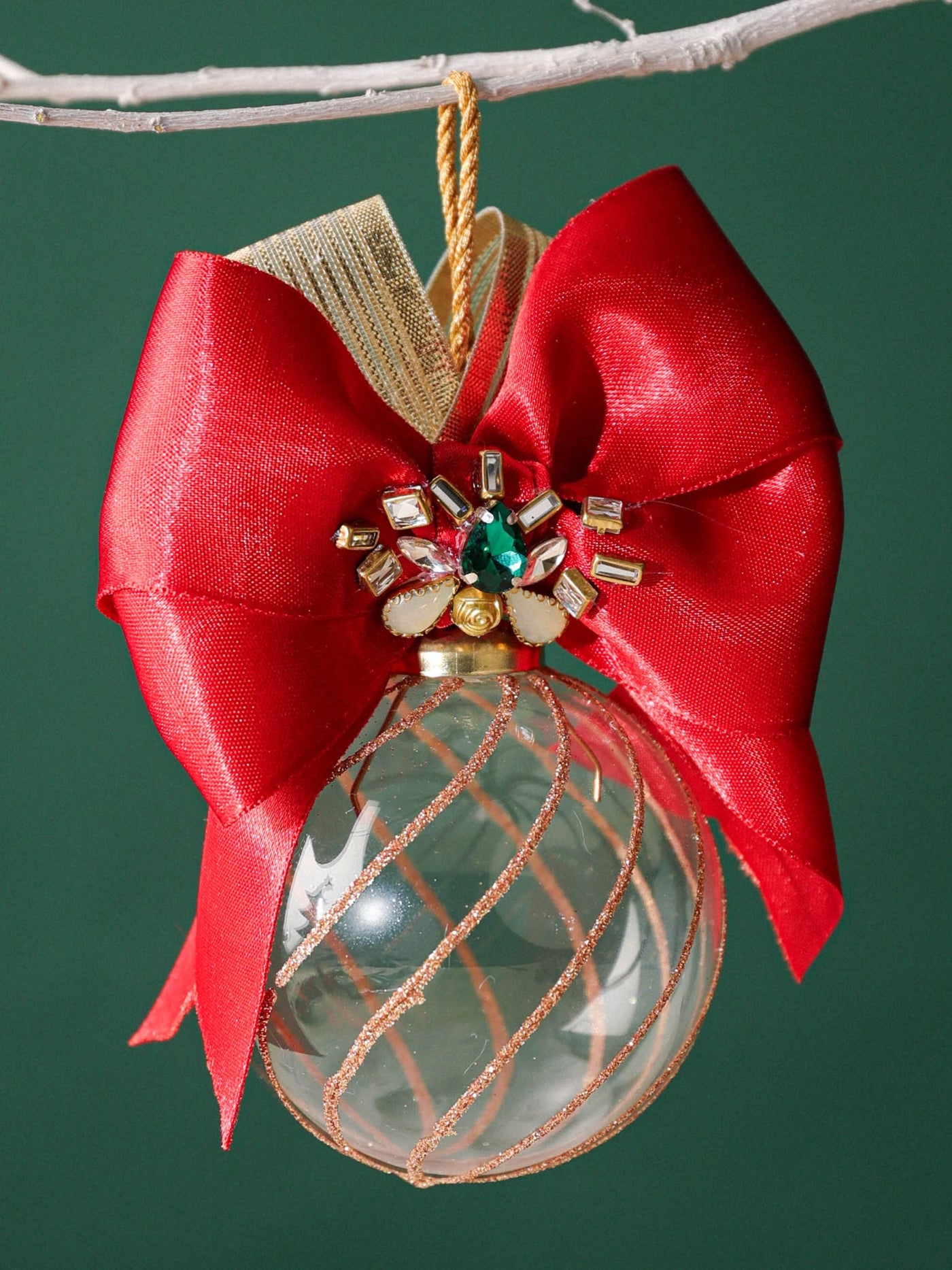 Rudolph Red - Handcrafted Glass Bauble