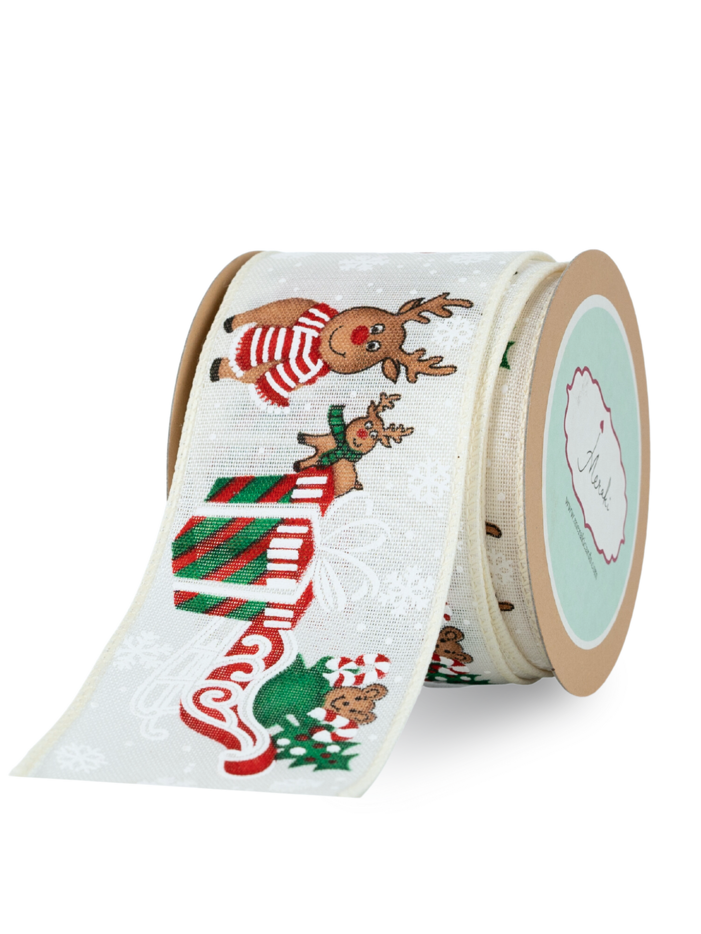 Reindeer Sleigh Ribbon