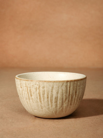 Ridged Ceramic Bowl