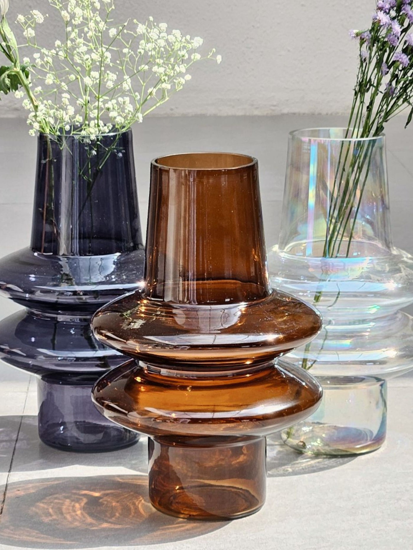 Ripple Glass vase