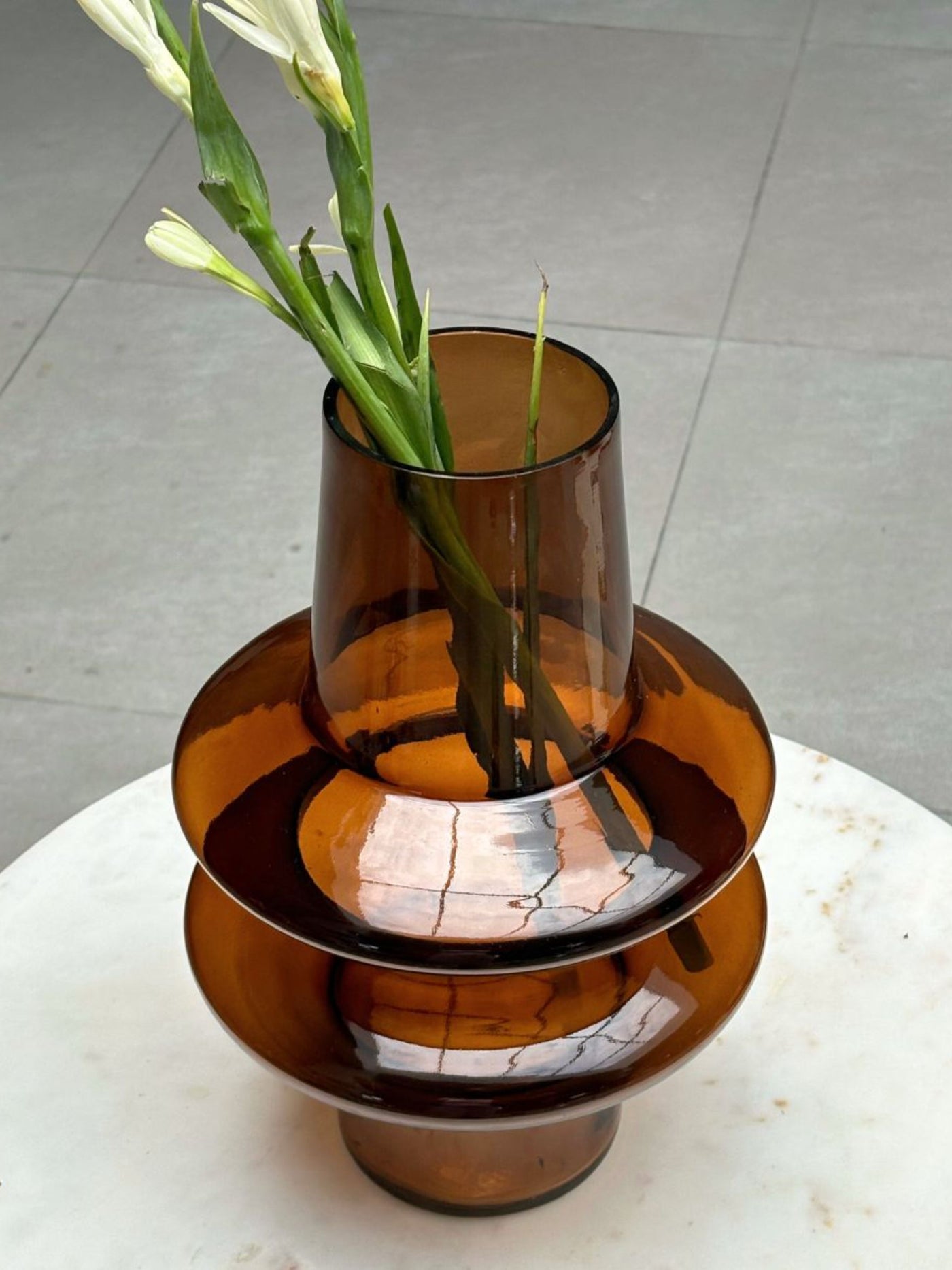 Ripple Glass vase