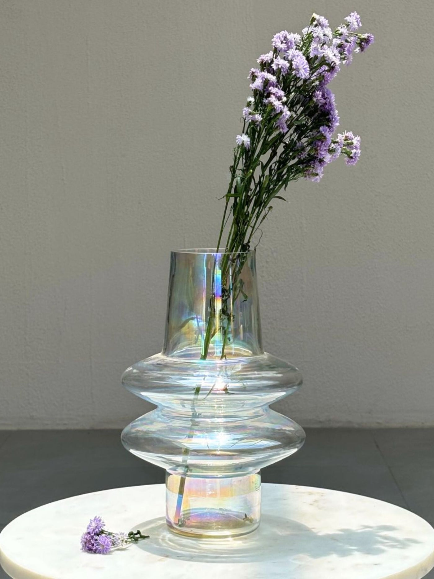 Ripple Glass vase