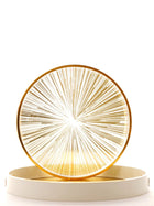 Rising Sun Serving Tray - Set Of 2