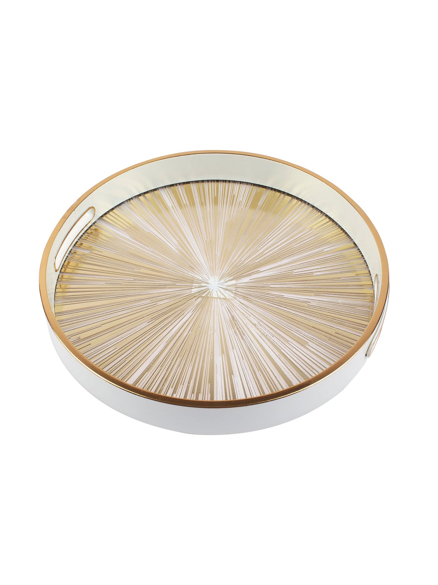 Rising Sun Serving Tray - Set Of 2