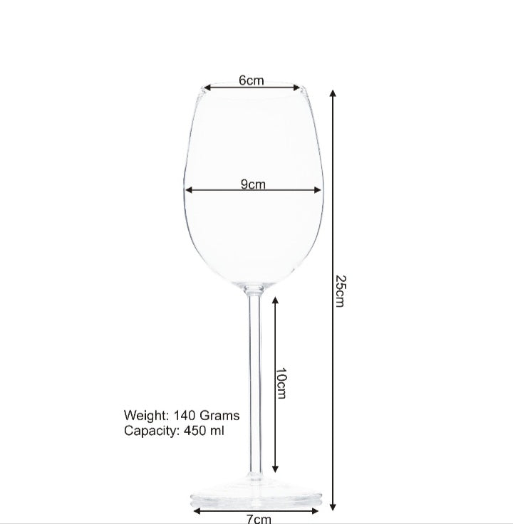 Classic Pour Classic Glass | 450ml | Set of 2,4,6