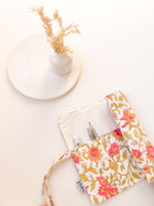 Roll Up Case - Pink Floral