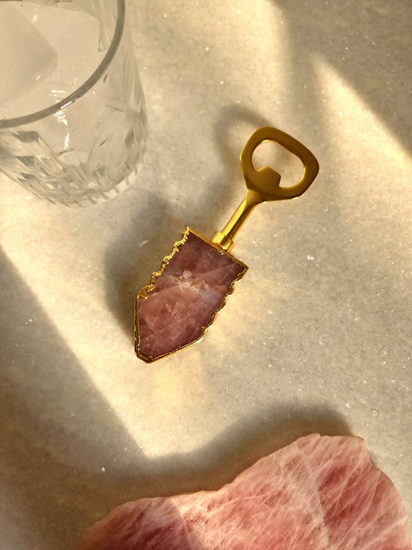 Bottle Opener - Rose Quartz Bar Essential