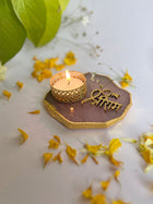 Jai Shree Ram Tea Light Candle Holder Set of 2