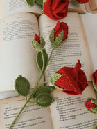 Crochet Flower -  Rose with 2 Buds