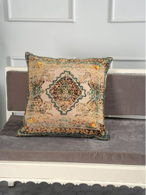 Embroidered Cushion Cover - Rosena