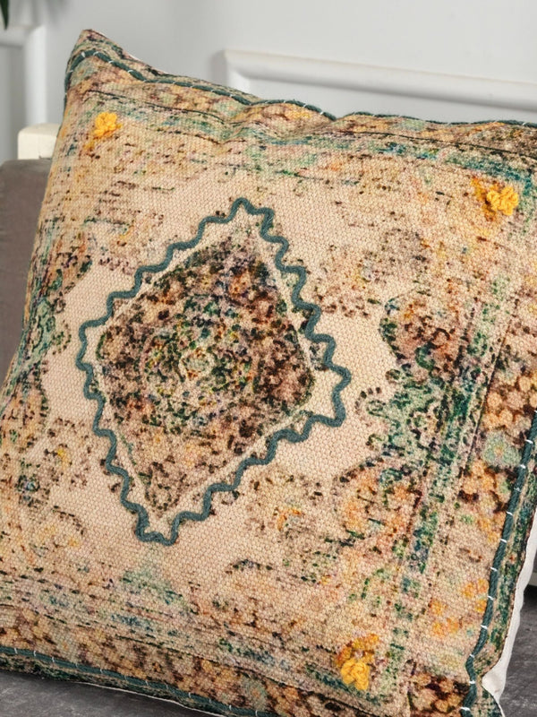 Embroidered Cushion Cover - Rosena