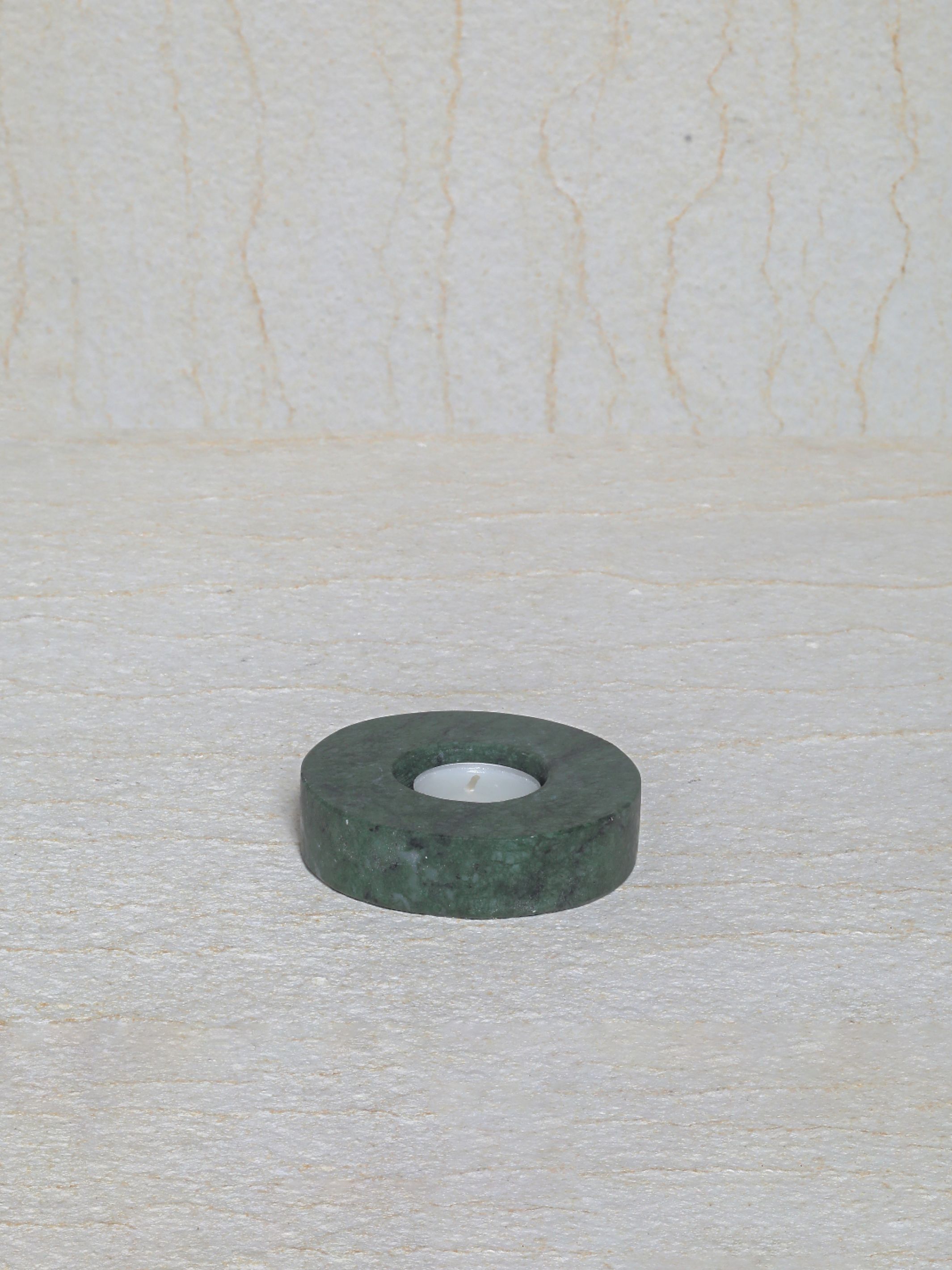 Round Marble Tealight Holder