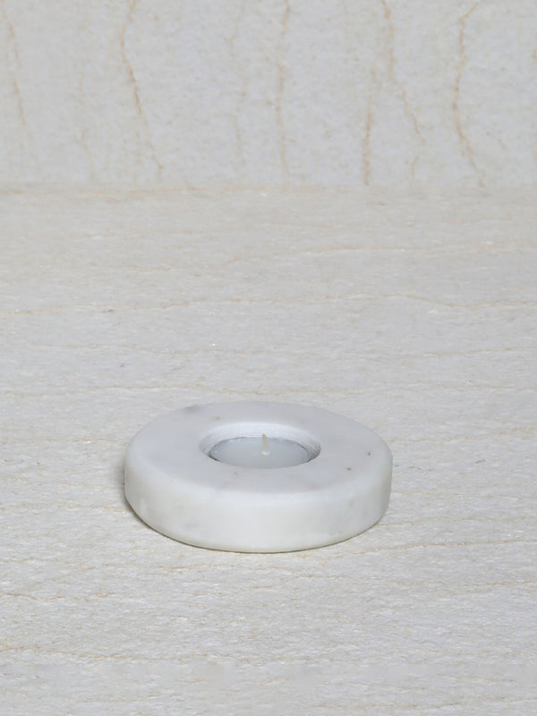 Round Marble Tealight Holder